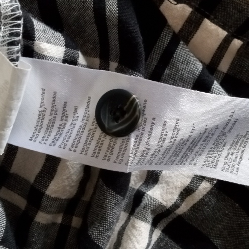 KLING plaid tie waist shirt dress - Picture 5 of 8